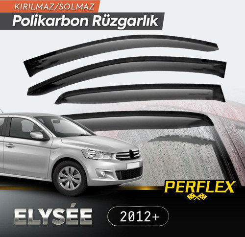 Perflex Polikarbon Kırılmaz Rüzgarlık V2 Mugen Fiat Fiorino 2007+