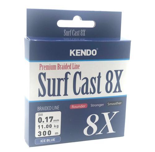 Surf Cast 8X Fıghtıng 300 mt Örgü İp ( ICE BLUE) 0,17mm