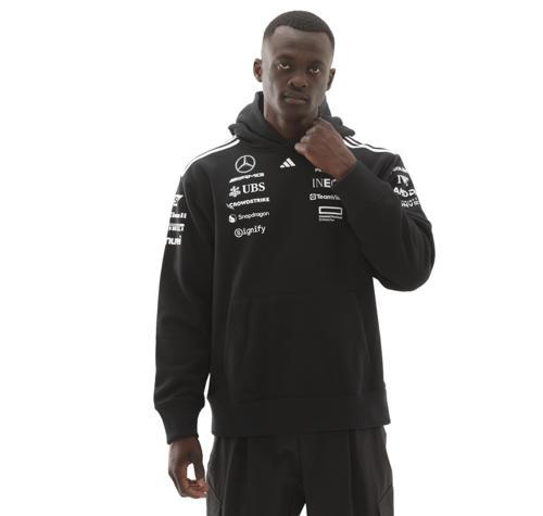 JW5385-E adidas Mercedes - Amg Tm Hood M Erkek Sweatshirt Siyah
