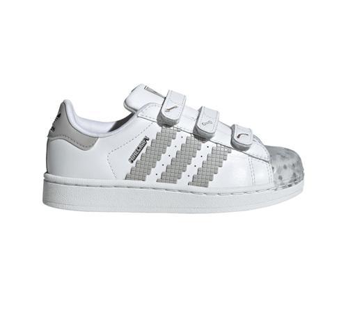 JP8083-C adidas Superstar Iı Comfort Closure X Minecraft &Ccedil;ocuk Spor Ayakkabı Beyaz
