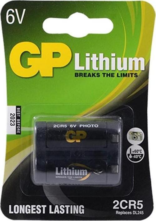6V Lityum Pil Fotoğrağ Makinesı Pili 2Cr5