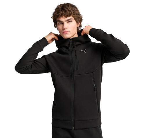 629674-01 Puma Pumatech Full-Zip Hoodie Erkek Ceket Siyah