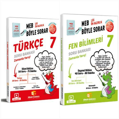 2025-2026 7.sınıf türkçe soru bankası ve fen bilimleri soru bankası sinan kuzucu
