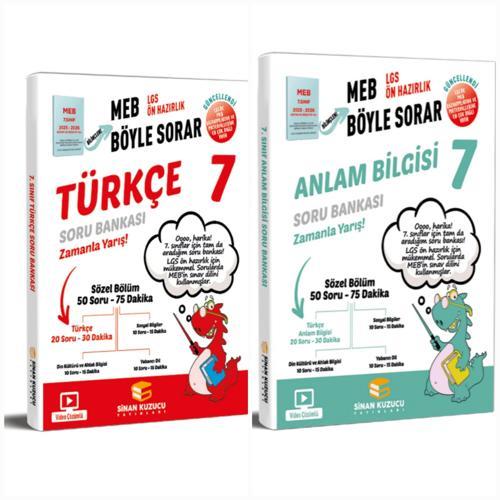 2025-2026 7.sınıf türkçe soru bankası ve anlam bilgisi soru bankası sinan kuzucu