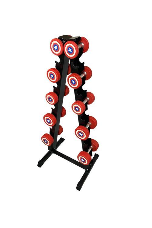 Dambıl Standı 10 Kademeli Set Dambıl Rack Stand Sehpas (Ağırlıksız)