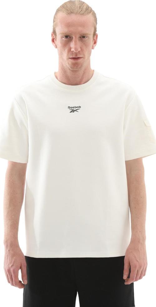 102055793-R Reebok 5M Fanco Tee Erkek T-Shirt Beyaz