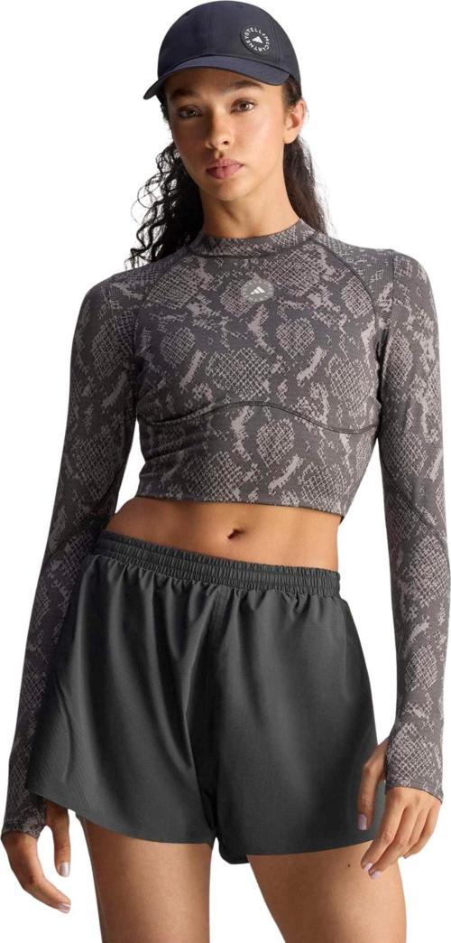 JW4567-K adidas By Stella Mccartney Training Longsleeve Kadın T-Shirt Gri
