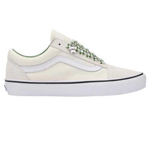 000D6WBOM1-R Vans Old Skool Spor Ayakkabı Krem