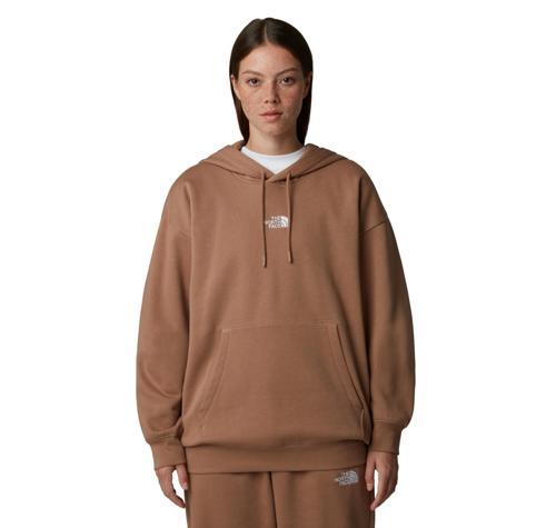 F0A89EN6IH1-R The North Face W Essentıal Oversıze Hoodıe Kadın Sweatshirt Kahve