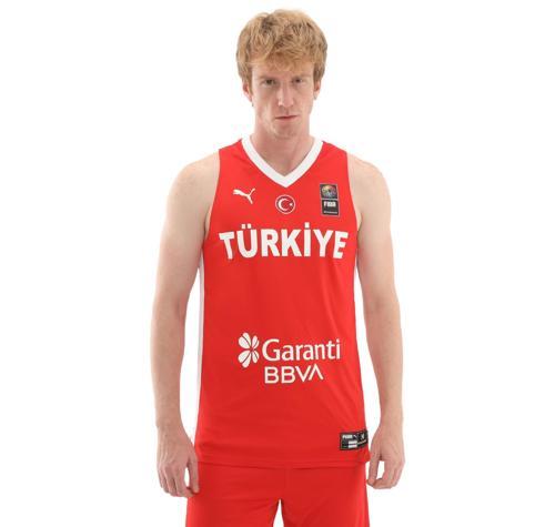 606606-02 Puma T&uuml;rkiye Erkek Basketbol Erkek Forma Kırmızı