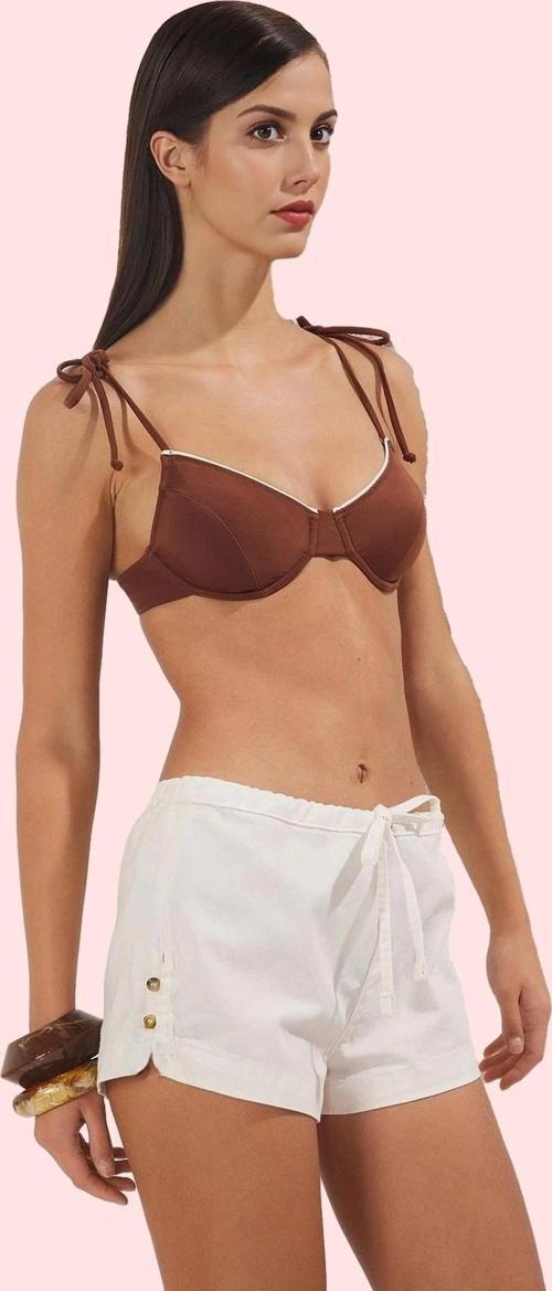 Kadın Geniş Paça Çizgili Denim Şort Pamuk Yaz Aylarının Vazgeçilmezi Günlük Kullanım Hafta Sonu