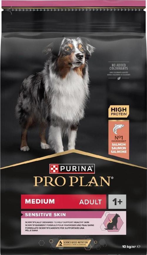  Proplan Medium Somonlu Hassas Yetişkin Köpek Maması 10 Kg