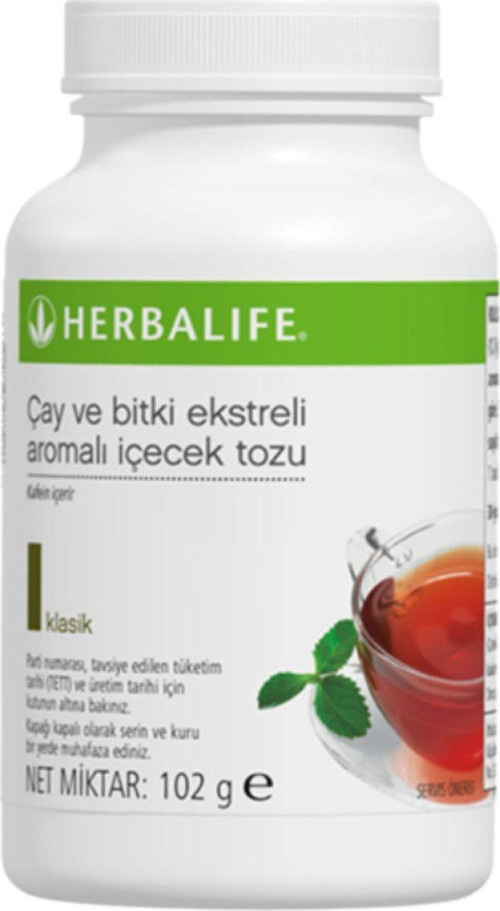 102 g klasik büyük Çay Ve Bitki Ekstreli Aromalı Konsantre İçecek Tozu