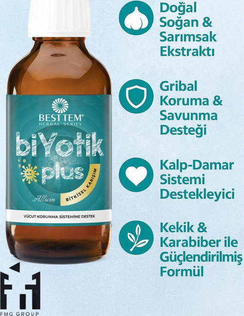Biyotik Plus - Bağışıklık Sistemini Güçlendirici | 100 ml