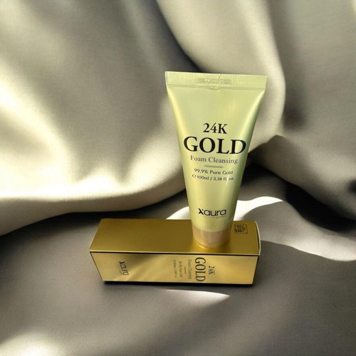 24K GOLD Foam Cleansing 100ml – 99.9% Saf Altın İçerikli Köpük Temizleyici
