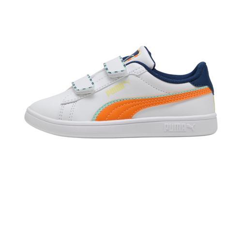 402830-01 Puma Smash 3.0 Playdate V Ps &Ccedil;ocuk Spor Ayakkabı Beyaz