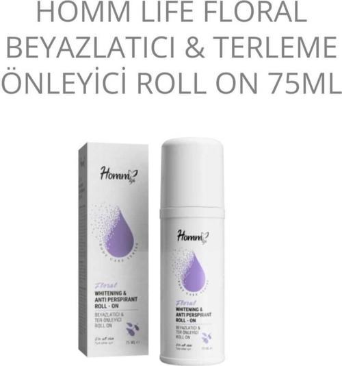 Homm Life Floral Koltuk Altı Roll On Beyazlatıcı Ve Terleme Önleyici 75 ml