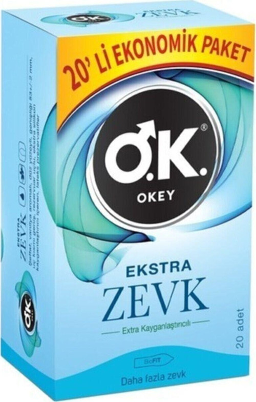 Marka: Okey Ekstra Zevk 20'li Ekonomik Paket Ekstra Kayganlaştırıcılı Kategori: Dekoratif Ürünler