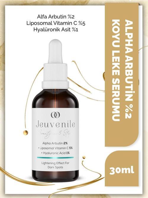 Alpha Arbutin %2 Serum - Leke Karşıtı (Alfa Arbutin,Liposomal Vitamin C, Hyalüronik Asit)