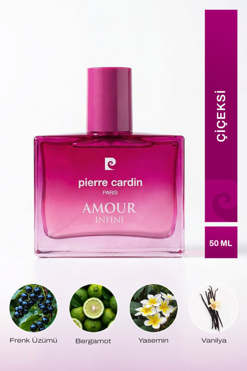 Amour Infini EDP Kadın Parfüm 50 ml|Çiçeksi|Frenk Üzümü, Bergamot, Yasemin, Portakal Çiçeği, Vanilya