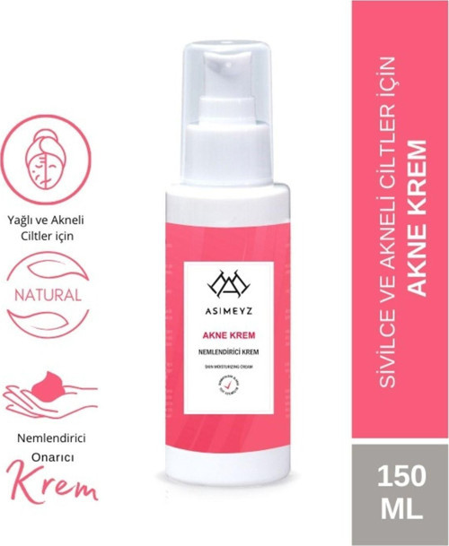 Karşıtı Akne Ve Siyah Nokta Giderici Yüz Kremi 150 ml – Yağ Dengeli, Anti-acne, Nemlendirici