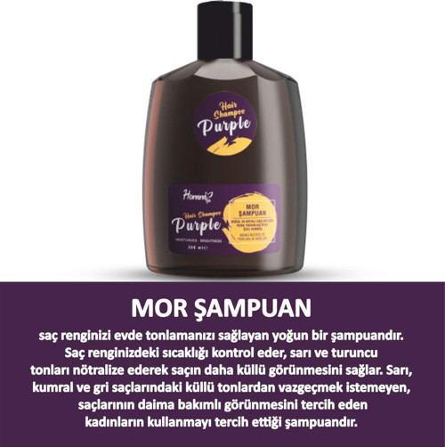 Mor Şampuan Haır Shampoo Purple 300 Ml