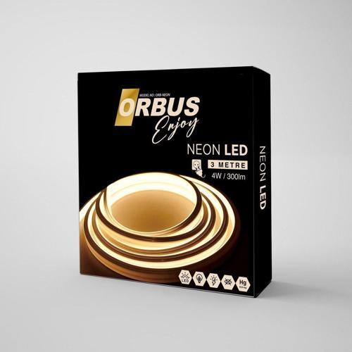 Neon Şerit Led 3 Metre Gün Işığı + 220 Volt Fiş