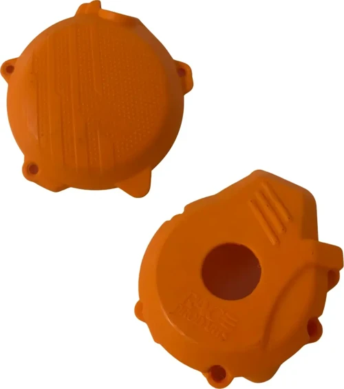 Raceproparts Debriyaj ve Statör Kapak Koruma Set - Turuncu (Ktm 4T 2017-2023 uuymlu)