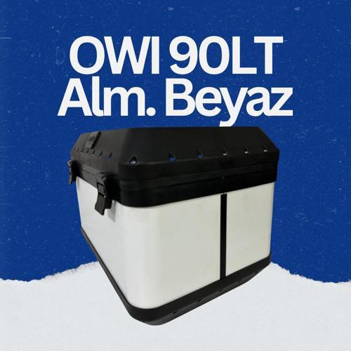 Alüminyum Kurye Sepeti - Beyaz 90 lt.
