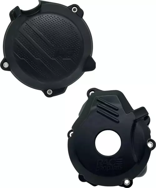 Raceproparts Debriyaj ve Statör Kapak Koruma Set - Siyah 4T (Ktm Husqvarna Gasgas 24-25 uyumlu)