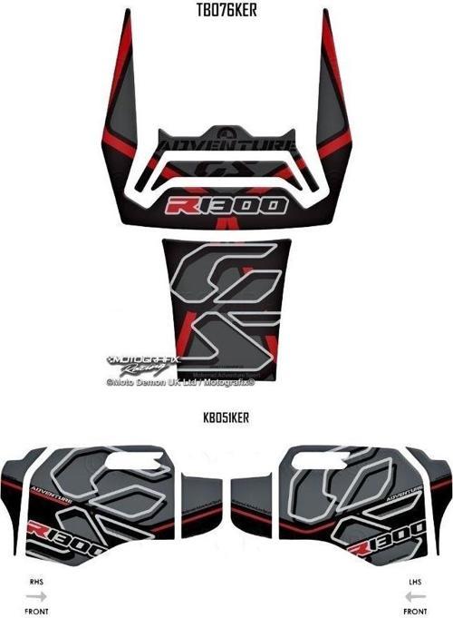 Tank - Knee Pad BMW R1300GS Adventure Trophy 2024-2025