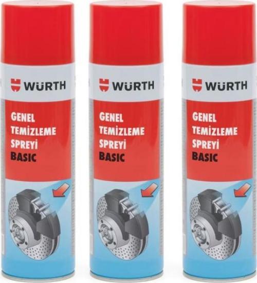 Fren ve Balata Temizleme Spreyi Basıc 500ml x3