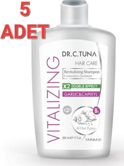 Vitalizing Sarımsaklı Şampuan 5 Adet 500ml