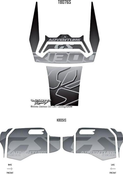 Tank - Knee Pad BMW R1300GS Adventure Trophy 2024-2025