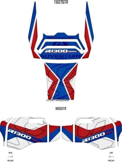 Tank - Knee Pad BMW R1300GS Adventure Trophy 2024-2025