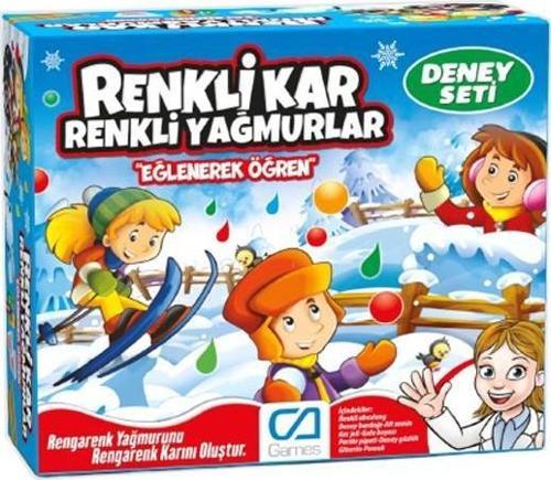 Renkli Kar Renki Yağmurlar Deney Seti 5218