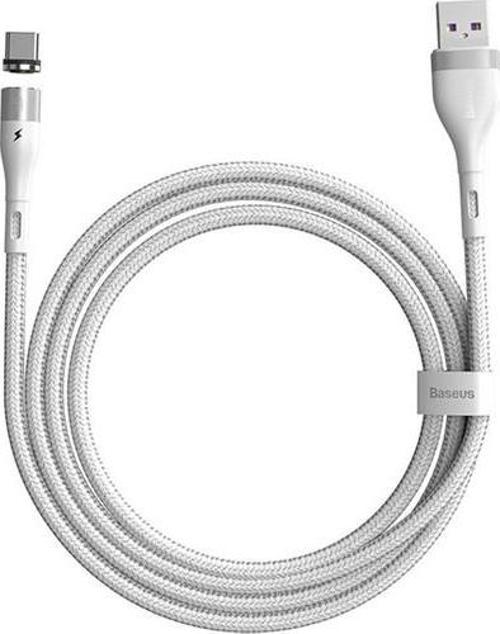 CATXC-N02 Zinc Magnetic 5A 100 cm Type-C Kablo Beyaz