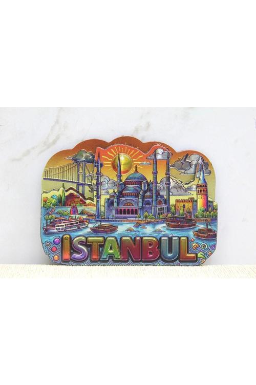Büro Ev Ofis Hediyesi için İstanbul Hatırası Motif Silikon Magnet