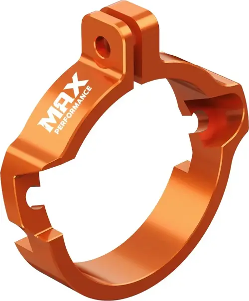 Max Perform. Salyangoz Egzoz Flanş Koruma-Turuncu (Ktm Husqvarna Gasgas 24-25 TBI 2T 250/300 uyumlu)