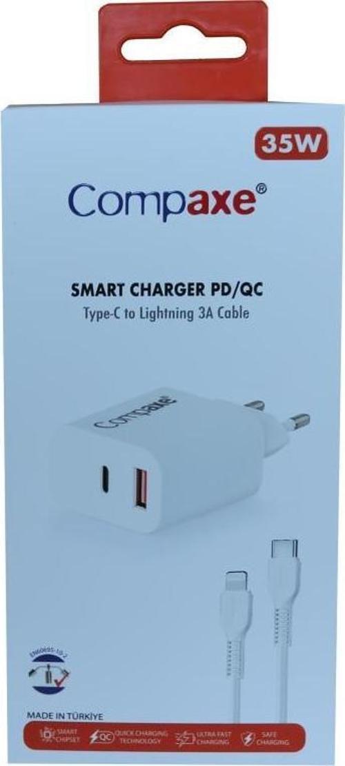 CTA-350TI 35W 5V 3A PD-QC+ Type-C To Lightning Şarj Kablosu