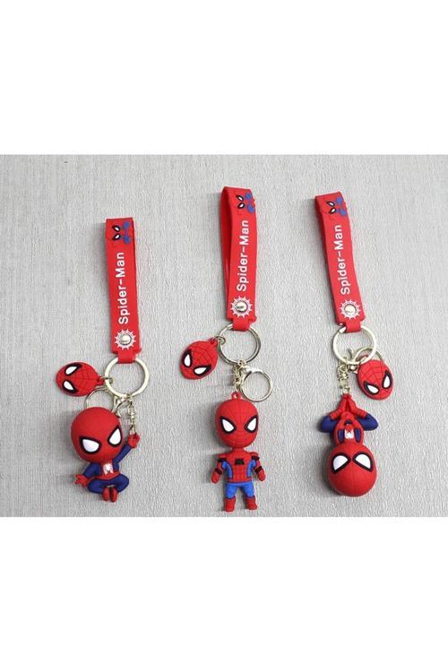 Büro Ev Ofis Hediyesi için Spiderman Silikon Anahtarlık