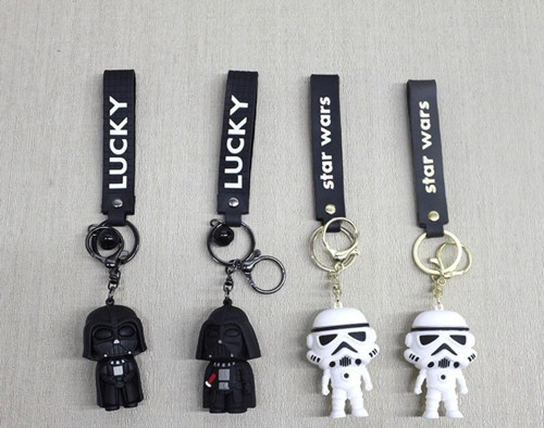 Büro Ev Ofis Hediyesi için Star Wars Silikon Anahtarlık