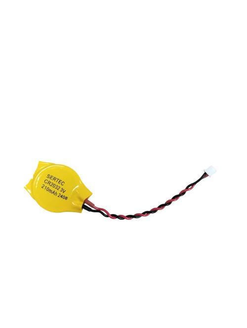 Büro Ev Ofis Akıllı Tahtası için CR2032 3V Kablolu ( 6cm) + Konnektörlü Li-MnO2 Button Pil
