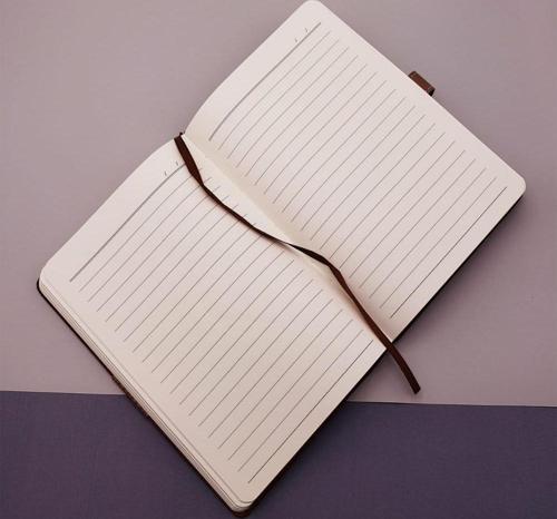 Büro Ev Ofis Hediyesi için Mavi Termo Deri Yapım Defter