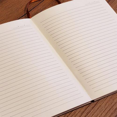 Büro Ev Ofis Kişisel Hediyesi için Somon Desenli Deri Defter