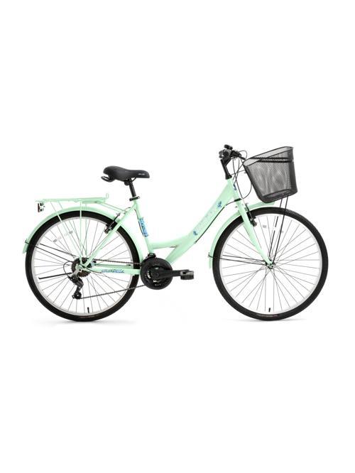 LOTUS ŞEHİR BİSİKLETİ 44 CM V 26 JANT 21 VİTES MİNT YEŞİL BEYAZ