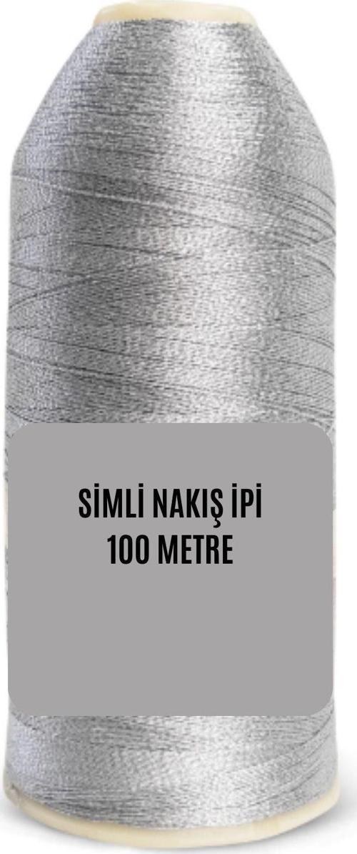 Nakış Simi 100 Metre Gümüş
