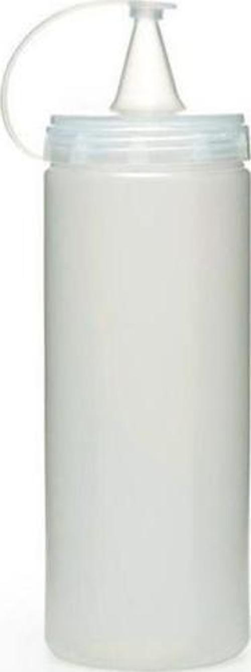 Şeffaf Kapaklı Sızdırmaz Yağlık Sosluk Şişesi Plastik Yağdanlık 400 ml AP-9028