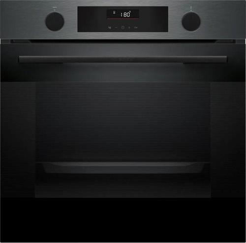 Boch HUA736EG0T 76 Lt 8 Programlı Buhar Destekli Black Inox Ankastre Fırın