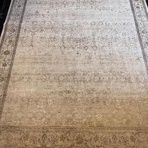 Woolly 4127 Krem Modern Salon Halısı